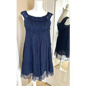 Max Studio Silk Beautiful Layer Beautiful Dress Size L